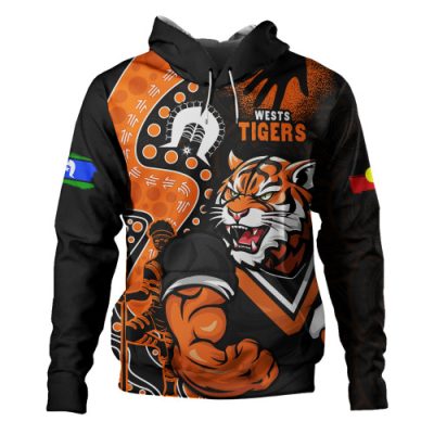 Wests Tigers Hoodie NAIDOC Indigenous Warrior Spirit