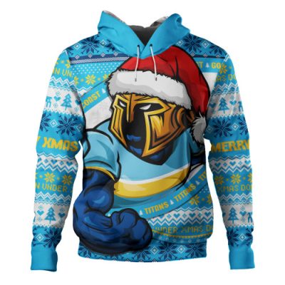 Gold Coast Titans Hoodie Ugly Knit Style For Christmas Game Fans