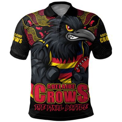 Adelaide Crows Polo Shirt Final Clash Battle Edition