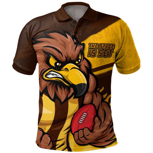 Hawthorn Polo Shirt Defend The Pride Hawthorn Polo Shirt Defend The Pride