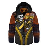 Richmond Hooded Padded Jacket Halloween Night Reaper Zipper