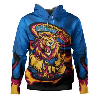 Brisbane Lions Hoodie Premiership Series Flame Edition