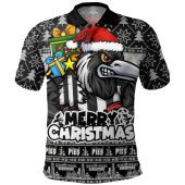 Collingwood Polo Shirt Festive Holiday Merry Christmas Vibe