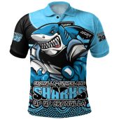 Cronulla-Sutherland Sharks Polo Shirt Battle For Glory Rugby Finals Edition