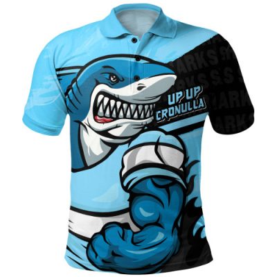 Cronulla-Sutherland Sharks Polo Shirt Defend The Pride