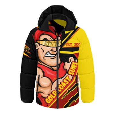 Gold Coast SUNS Hooded Padded Jacket Battlefield Glory Gear