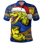 Parramatta Eels Polo Shirt Ugly Knit Style For Christmas Game Fans