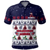Melbourne Polo Shirt Special Ugly Christmas Holiday Footy Fans
