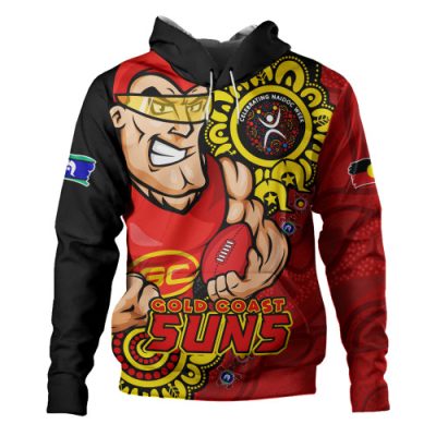 Gold Coast SUNS Hoodie Power Through Generations NAIDOC Edition