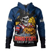 Sydney Roosters Hoodie Dark Moon Rugby Halloween Battle Edition