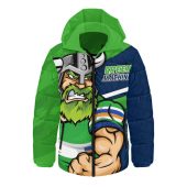 Canberra Raiders Hooded Padded Jacket Defend The Pride