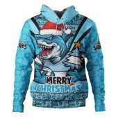 Cronulla-Sutherland Sharks Hoodie Merry Christmas Festive Spirit Edition