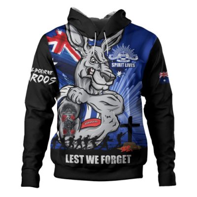 Melbourne Hoodie ANZAC Day Honour And Football Legacy