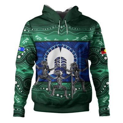 Indigenous Australian Aboriginal Hoodie Torres Warrior Spirit NAIDOC Week Dance Edition