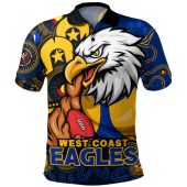 West Coast Eagles Polo Shirt NAIDOC Spirit Of Country