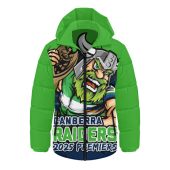 Canberra Raiders Hooded Padded Jacket Unleash Power In The Ultimate Battle