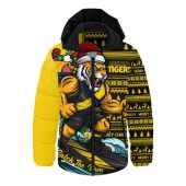Richmond Hooded Padded Jacket Christmas Holiday Santa Rides The Waves