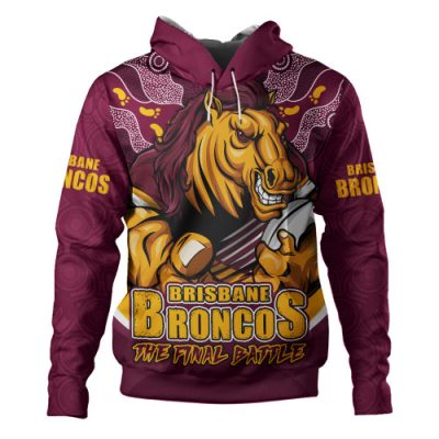 Brisbane Broncos Hoodie Final Clash Battle Edition