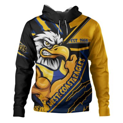 West Coast Eagles Hoodie Battlefield Glory Gear