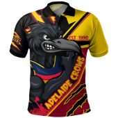 Adelaide Crows Polo Shirt Battlefield Glory Gear