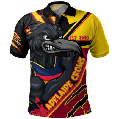 Adelaide Crows Polo Shirt Battlefield Glory Gear