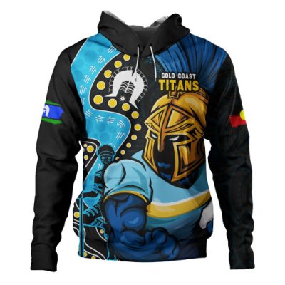 Gold Coast Titans Hoodie NAIDOC Indigenous Warrior Spirit