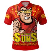 Gold Coast SUNS Polo Shirt Final Clash Battle Edition