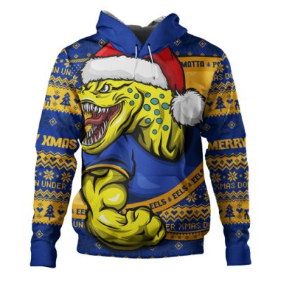 Parramatta Eels Hoodie Ugly Knit Style For Christmas Game Fans
