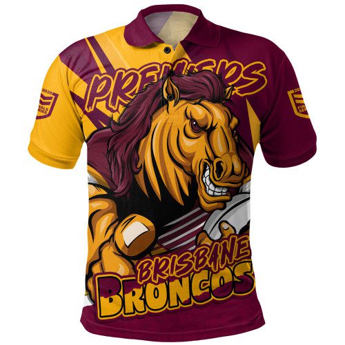 Brisbane Broncos Polo Shirt Chasing Victory 2025 Final Series Pride Brisbane Broncos Polo Shirt Chasing Victory 2025 Final Series Pride