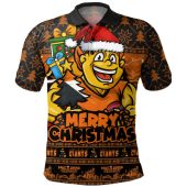 GWS GIANTS Polo Shirt Festive Holiday Merry Christmas Vibe