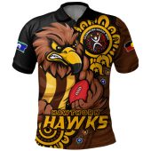 Hawthorn Polo Shirt Power Through Generations NAIDOC Edition