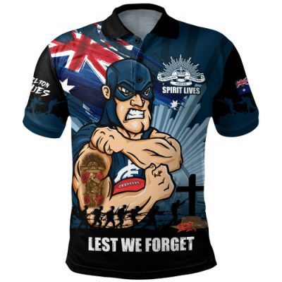 Carlton Polo Shirt ANZAC Day Honour And Football Legacy