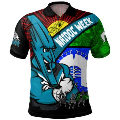 Port Adelaide Polo Shirt NAIDOC Week Pride Edition