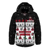 Essendon Hooded Padded Jacket Special Ugly Christmas Holiday Footy Fans