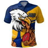 West Coast Eagles Polo Shirt Defend The Pride