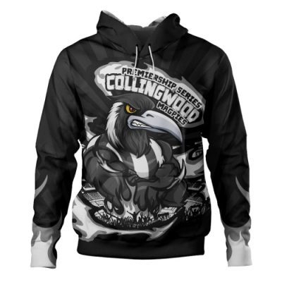 Collingwood Hoodie Premiership Series Flame Edition