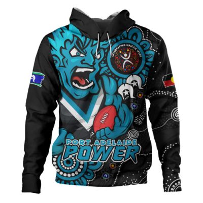 Port Adelaide Hoodie Power Through Generations NAIDOC Edition