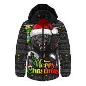 Penrith Panthers Hooded Padded Jacket Merry Christmas Game Day Knit Style Team Edition