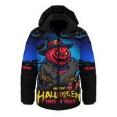 Adelaide Crows Hooded Padded Jacket Dark Pumpkin Halloween Spirit