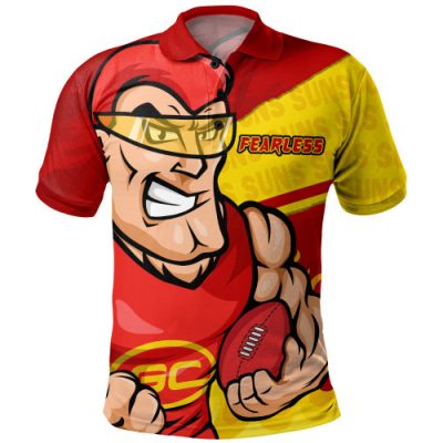 Gold Coast SUNS Polo Shirt Defend The Pride