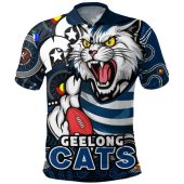 Geelong Cats Polo Shirt NAIDOC Spirit Of Country