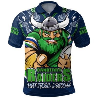 Canberra Raiders Polo Shirt Final Clash Battle Edition