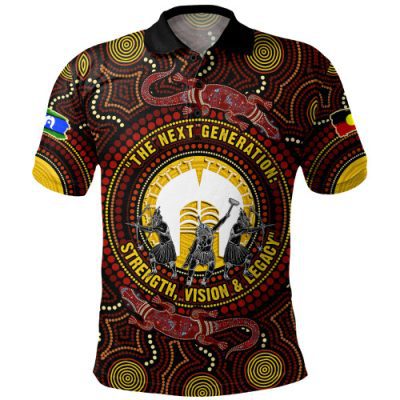 Indigenous Australian Aboriginal Polo Shirt Naidoc Week Vision Of The Torres Warriors