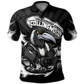 Collingwood Polo Shirt Premiership Series Flame Edition