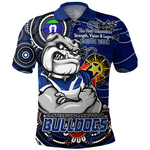 Canterbury-Bankstown Bulldogs Polo Shirt Spirit Of NAIDOC Series Canterbury-Bankstown Bulldogs Polo Shirt Spirit Of NAIDOC Series