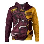 Brisbane Broncos Hoodie Defend The Pride