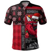 Essendon Polo Shirt Merry Christmas Knit Style Festive Spirit