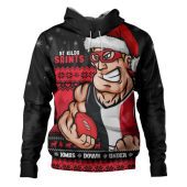 St Kilda Hoodie Merry Christmas Down Under Footy Power Style