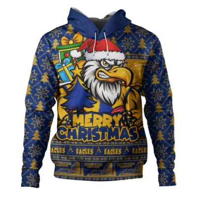 West Coast Eagles Hoodie Festive Holiday Merry Christmas Vibe