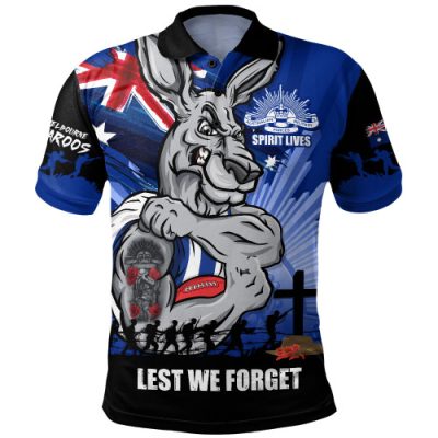 North Melbourne Polo Shirt ANZAC Day Honour And Football Legacy